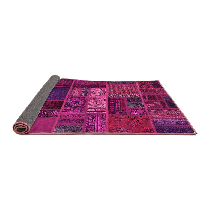 Sideview of Oriental Pink Modern Rug, abs5652pnk