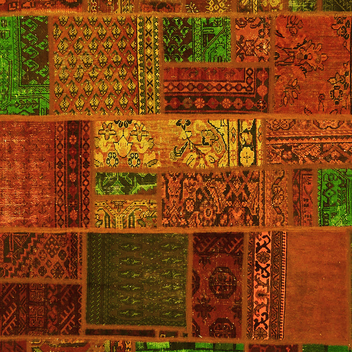 Oriental Yellow Modern Rug, abs5652yw