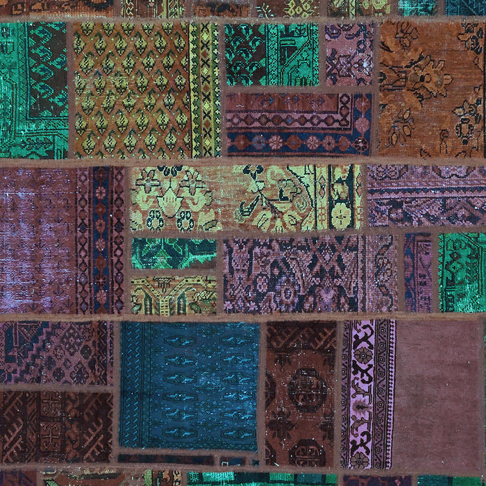 Oriental Light Blue Modern Rug, abs5652lblu