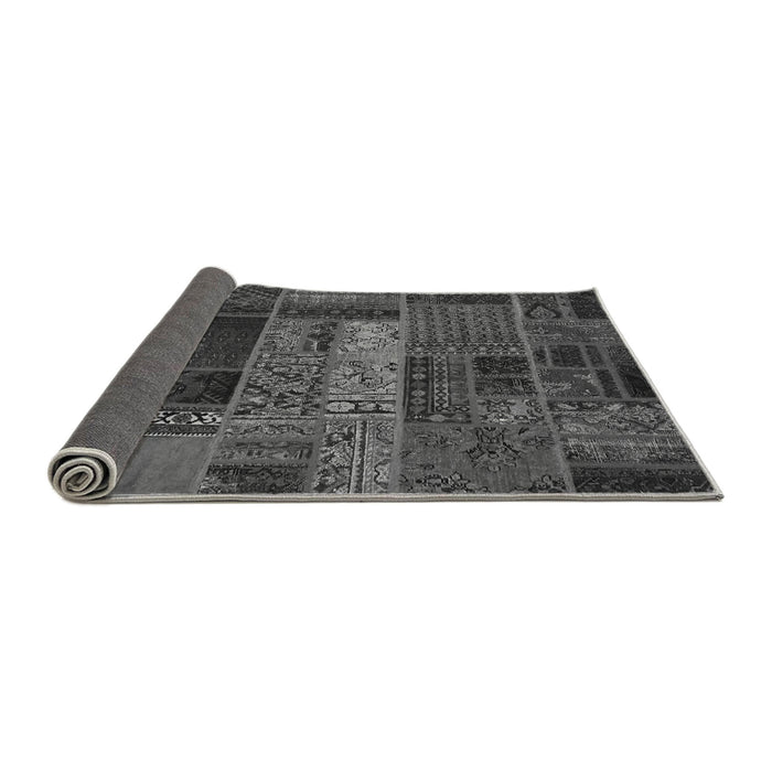 Sideview of Oriental Gray Modern Rug, abs5652gry