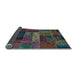 Sideview of Oriental Light Blue Modern Rug, abs5652lblu