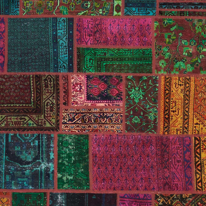 Abstract Coffee Brown Oriental Rug, abs5653