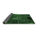 Sideview of Oriental Emerald Green Modern Rug, abs5653emgrn