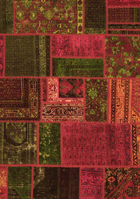 Oriental Orange Modern Rug, abs5653org