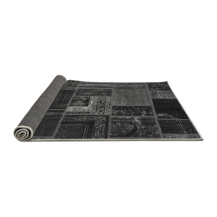 Sideview of Oriental Gray Modern Rug, abs5653gry