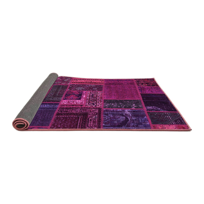 Sideview of Oriental Pink Modern Rug, abs5653pnk