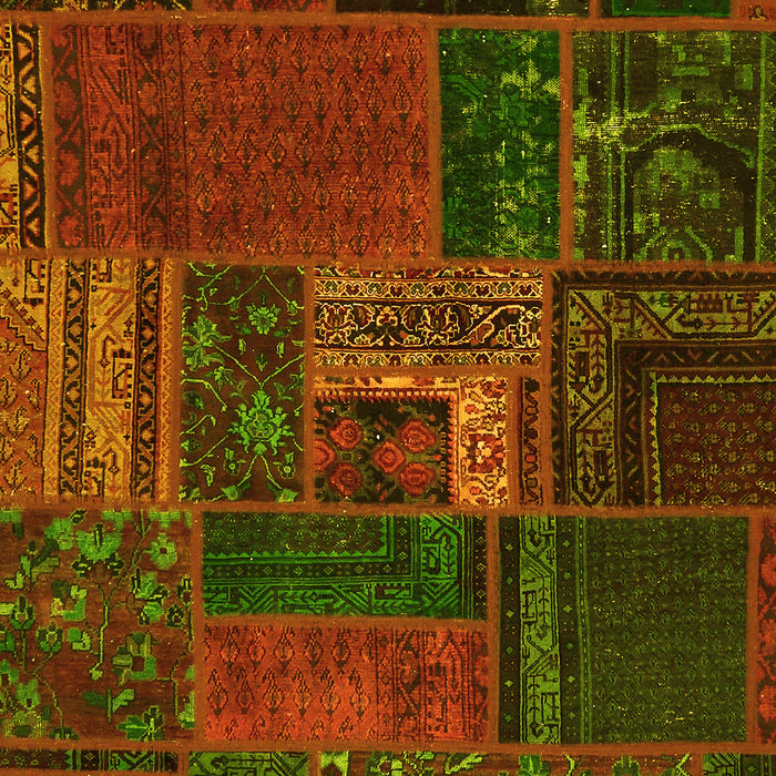 Oriental Yellow Modern Rug, abs5653yw