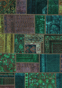 Oriental Turquoise Modern Rug, abs5653turq