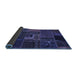 Sideview of Oriental Blue Modern Rug, abs5653blu