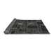 Sideview of Oriental Gray Modern Rug, abs5654gry