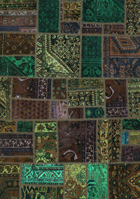 Oriental Turquoise Modern Rug, abs5654turq