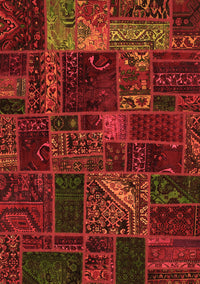 Oriental Orange Modern Rug, abs5654org