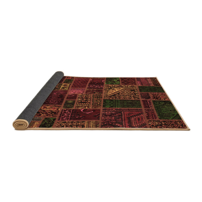 Sideview of Oriental Brown Modern Rug, abs5654brn