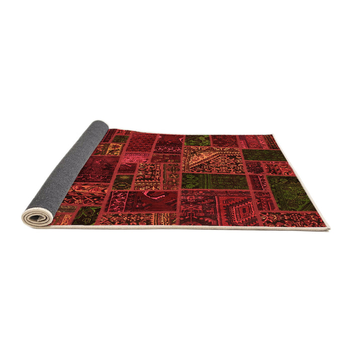 Sideview of Oriental Orange Modern Rug, abs5654org