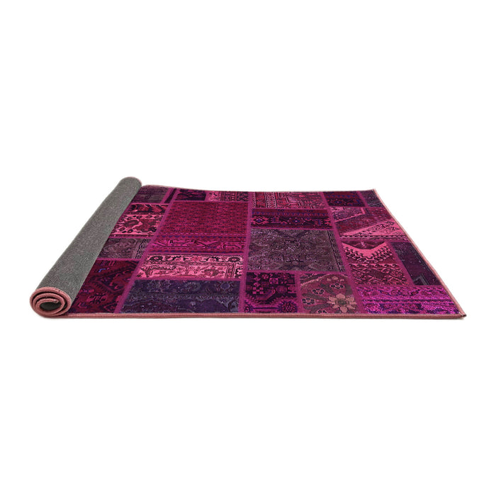 Sideview of Oriental Pink Modern Rug, abs5655pnk