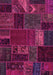 Machine Washable Oriental Pink Modern Rug, wshabs5655pnk