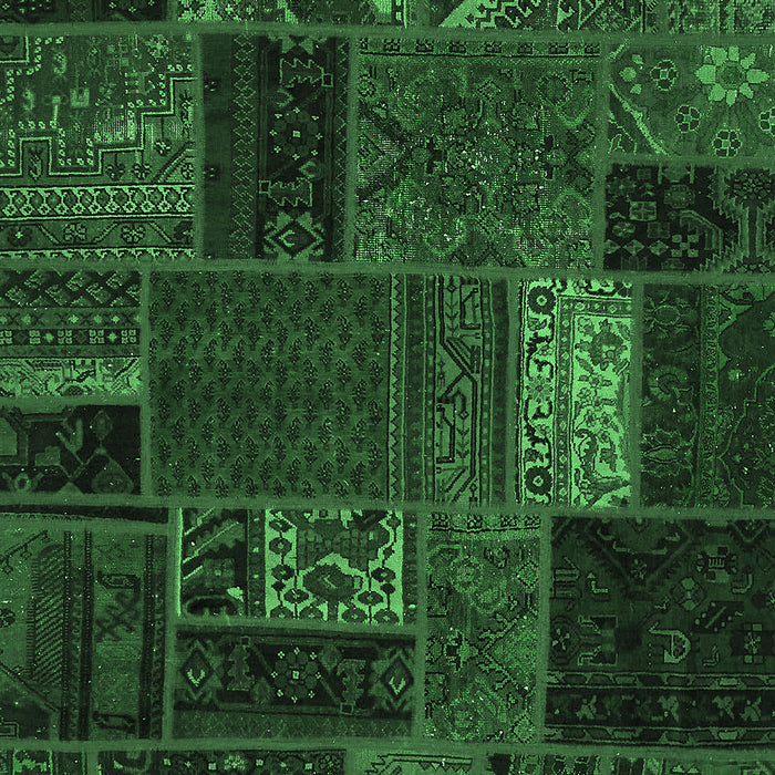 Oriental Emerald Green Modern Rug, abs5655emgrn