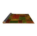 Sideview of Oriental Yellow Modern Rug, abs5655yw