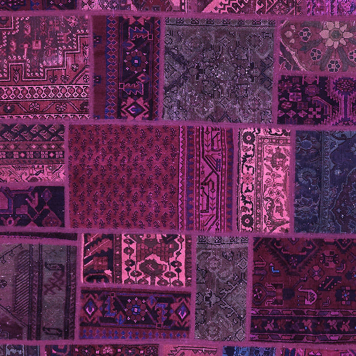Machine Washable Oriental Purple Modern Area Rugs, wshabs5655pur