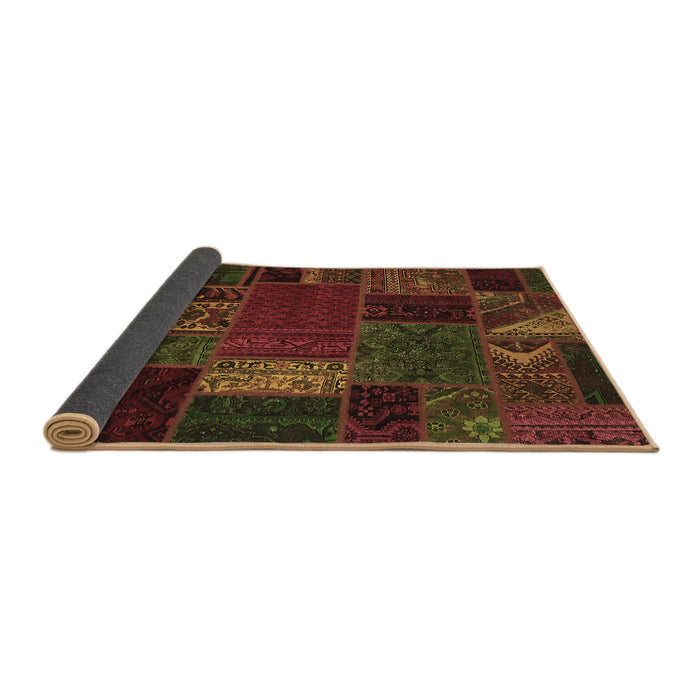 Sideview of Oriental Brown Modern Rug, abs5655brn