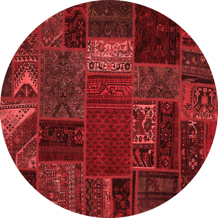 Machine Washable Oriental Red Modern Rug, wshabs5655red