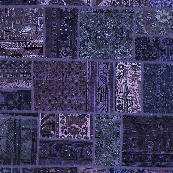 Machine Washable Oriental Blue Modern Rug, wshabs5655blu