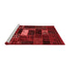 Modern Red Washable Rugs