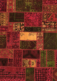 Oriental Orange Modern Rug, abs5656org