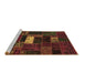 Sideview of Machine Washable Oriental Brown Modern Rug, wshabs5656brn