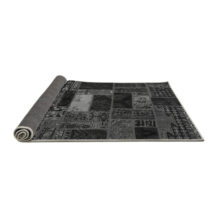 Sideview of Oriental Gray Modern Rug, abs5656gry
