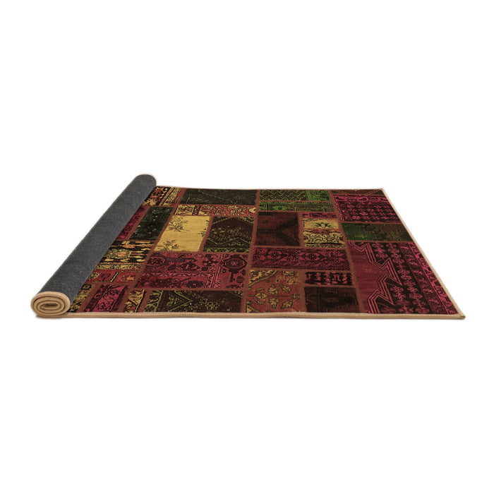 Sideview of Oriental Brown Modern Rug, abs5656brn