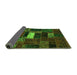 Sideview of Oriental Green Modern Rug, abs5656grn