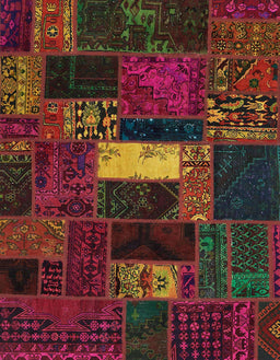 Abstract Reddish Brown Oriental Rug, abs5656