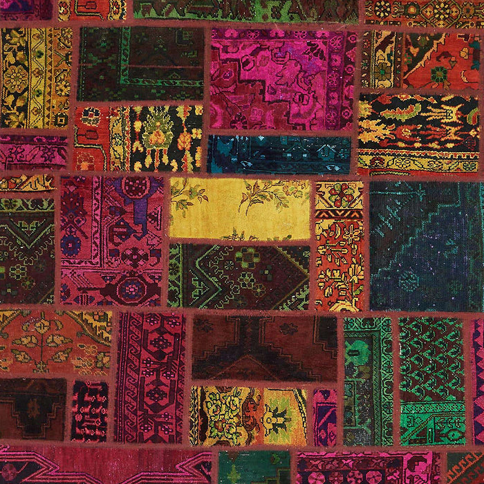 Abstract Reddish Brown Oriental Rug, abs5656