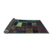 Sideview of Oriental Light Blue Modern Rug, abs5656lblu