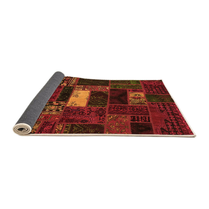 Sideview of Oriental Orange Modern Rug, abs5656org
