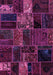 Machine Washable Oriental Purple Modern Area Rugs, wshabs5657pur