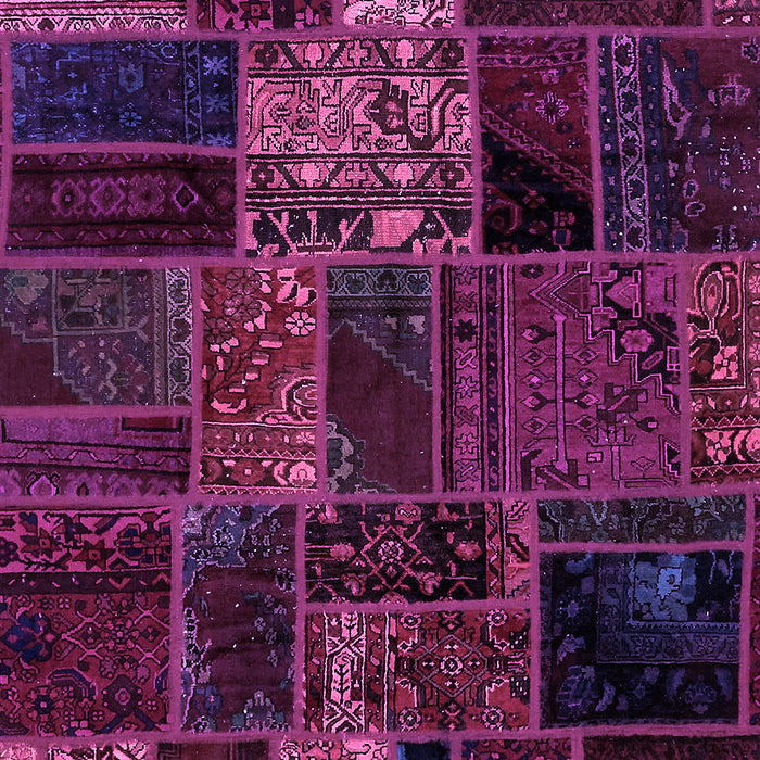 Machine Washable Oriental Purple Modern Area Rugs, wshabs5657pur