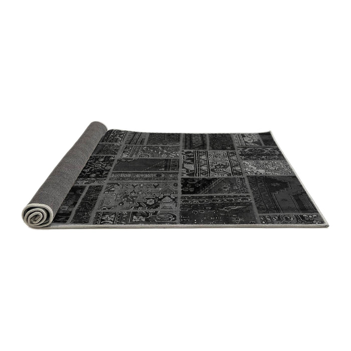 Sideview of Oriental Gray Modern Rug, abs5657gry