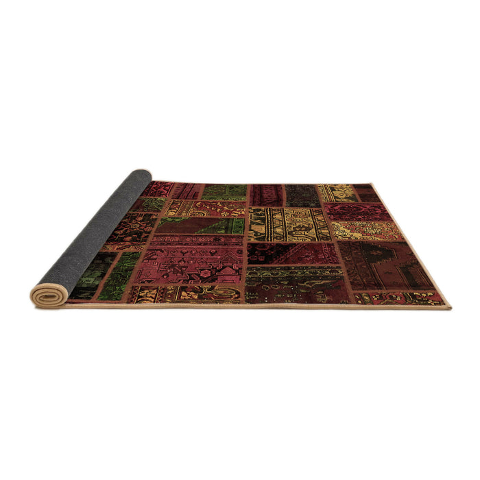 Sideview of Oriental Brown Modern Rug, abs5657brn