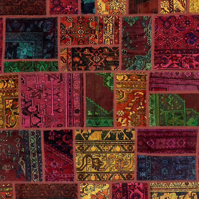 Machine Washable Abstract Burgundy Red Rug, wshabs5657