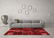 Modern Red Washable Rugs