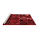 Modern Red Washable Rugs