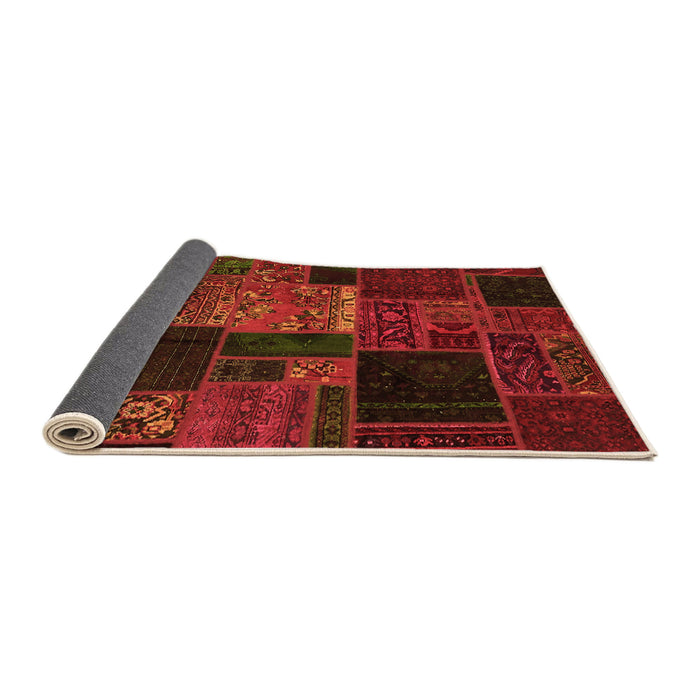 Sideview of Oriental Orange Modern Rug, abs5658org
