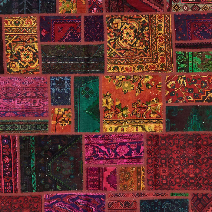 Machine Washable Abstract Sangria Brown Rug, wshabs5658