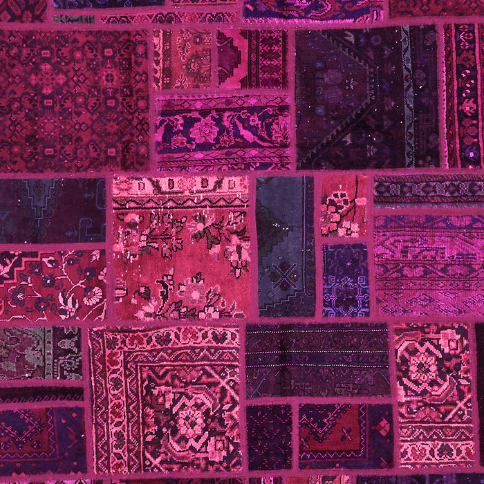 Machine Washable Oriental Pink Modern Rug, wshabs5658pnk