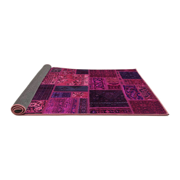 Sideview of Oriental Pink Modern Rug, abs5658pnk