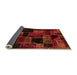 Sideview of Oriental Orange Modern Rug, abs5659org