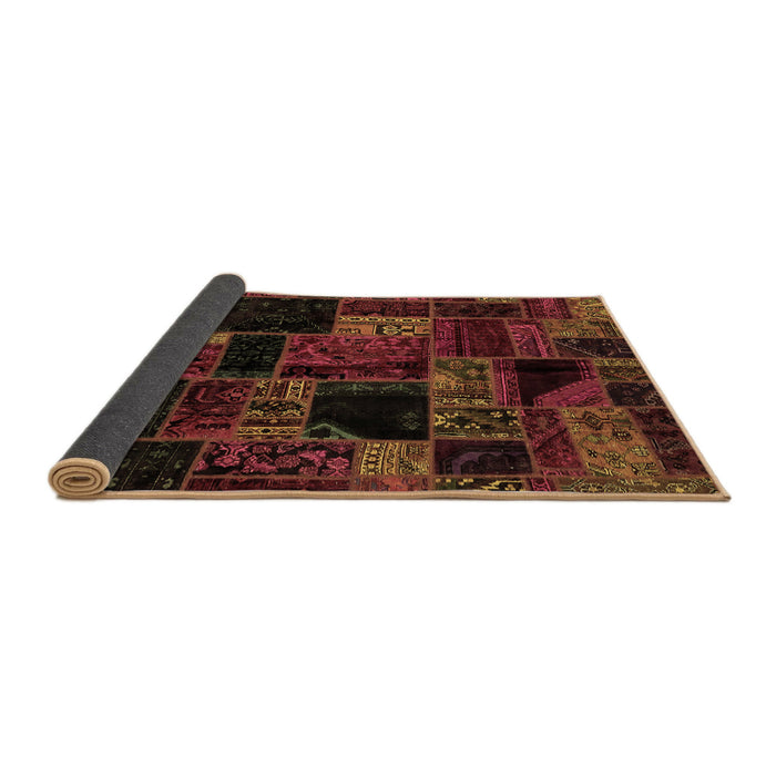 Sideview of Oriental Brown Modern Rug, abs5659brn