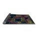 Sideview of Oriental Light Blue Modern Rug, abs5659lblu